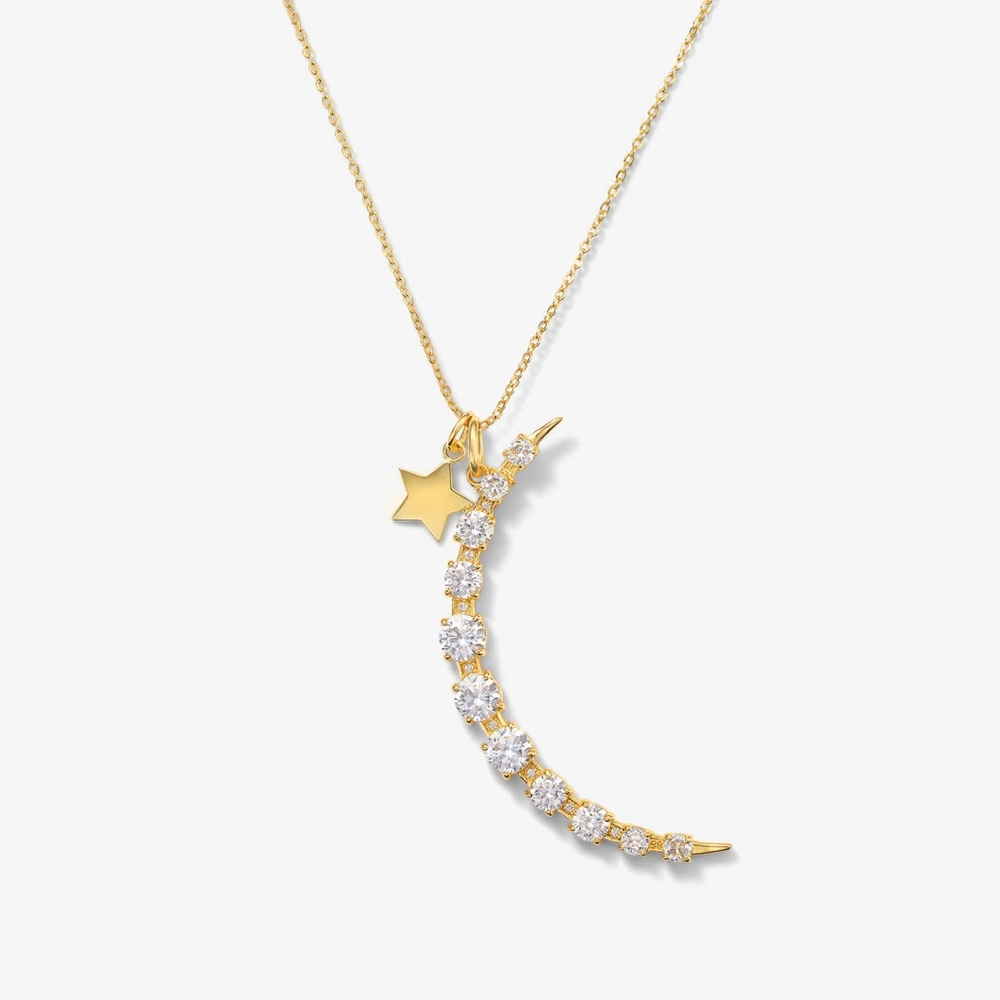 Melinda Maria What Dreams are Made Of Necklace Gold | Diamondettes - New FIRM ✨️ - Picture 1 of 3